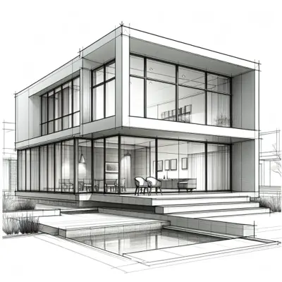 House design AI Rendering, created using RenderAI
